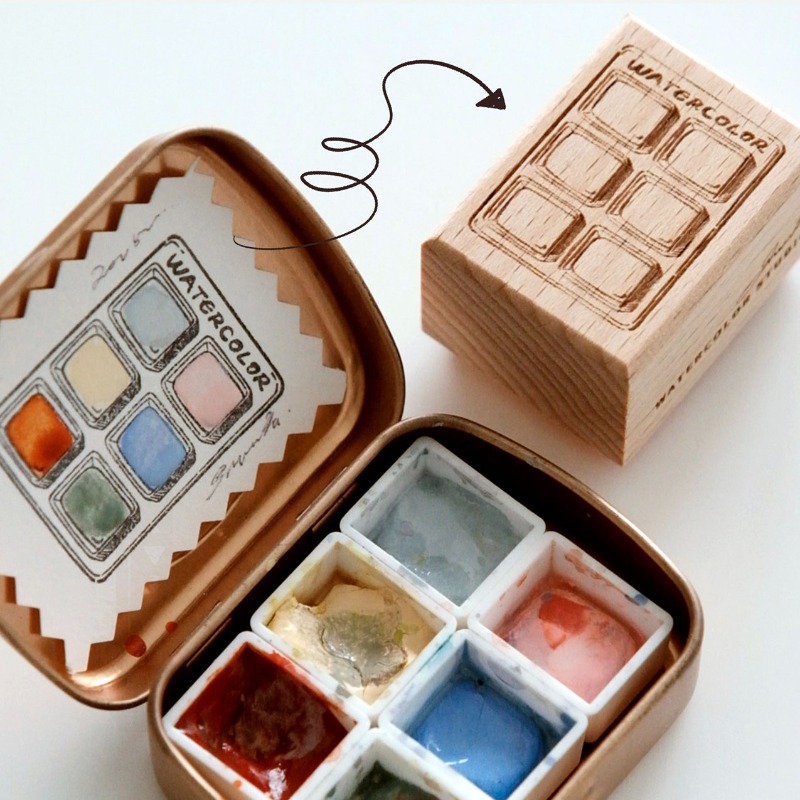 Color Checker Card - Cartela de Cores de Aquarela com