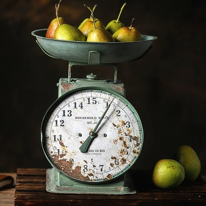 Photography Still Life - Balança vintage para estilo de alimentos,