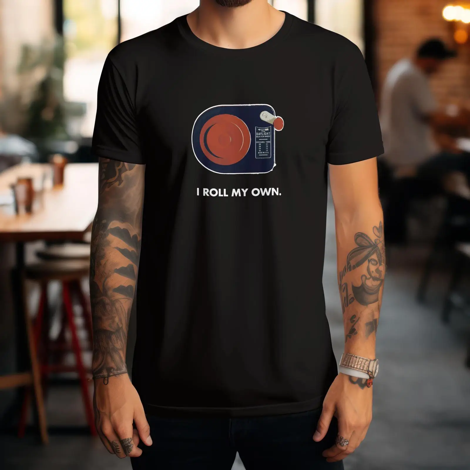 Photography Graphic Design - Camiseta Softstyle com Design Engraçado de