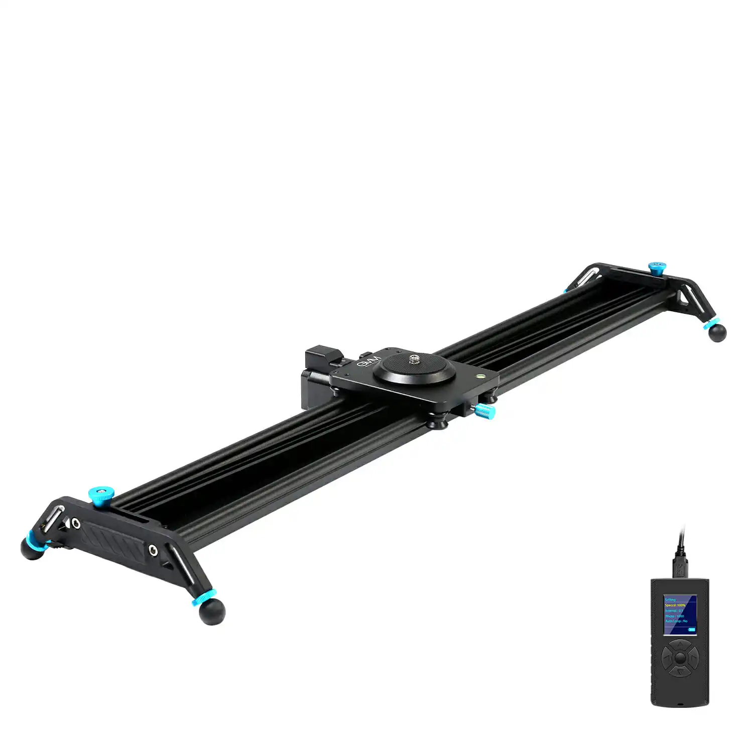 Camera Slider Rail - GVM GT-J80D GT-J120D Slider Motorizado Profissional