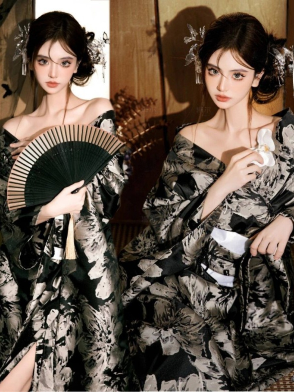 Photography Young - Novo Estilo Quimono Japonês Tradicional para