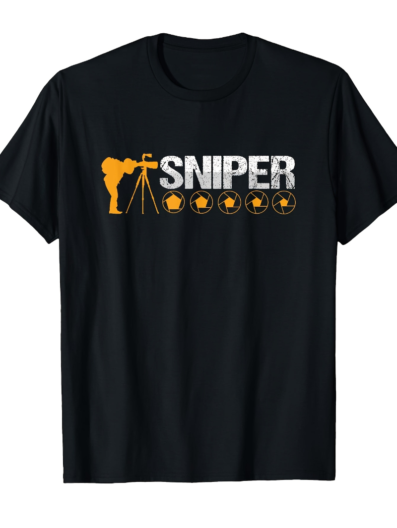 Photography Graphic Design - Camiseta Gráfica Masculina para Fotografia: Design