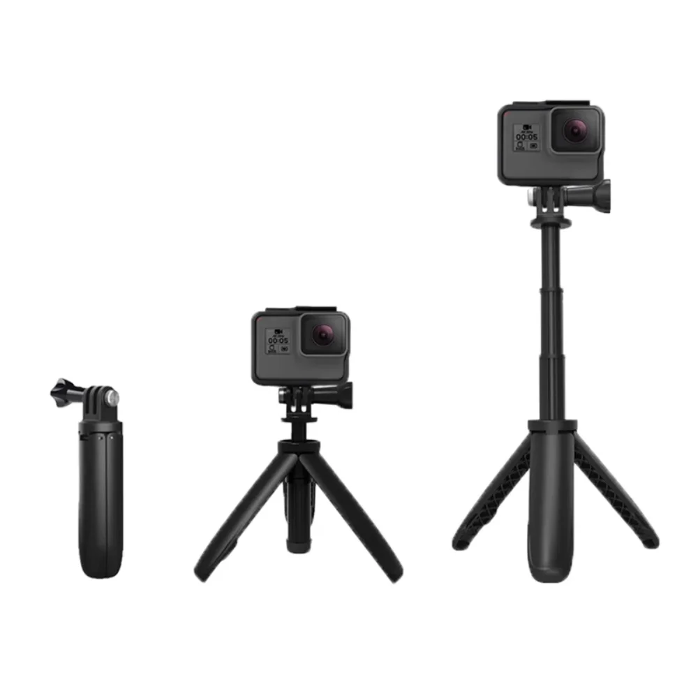 Gopro Action Camera Hero 12 Black - Mini tripé extensível dobrável portátil monopé