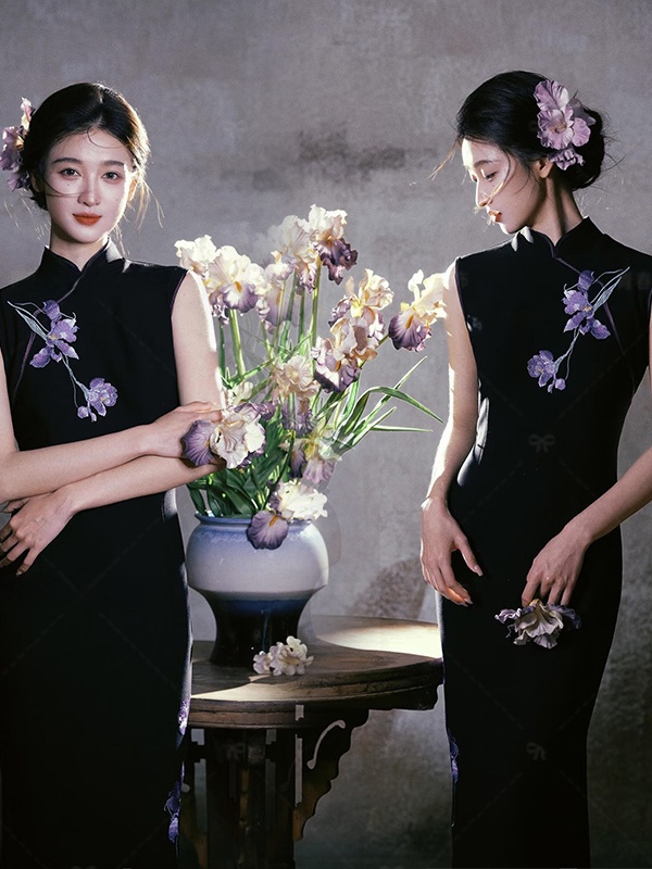 Photography Young - Novo Vestido Feminino Estilo Chinês Vintage
