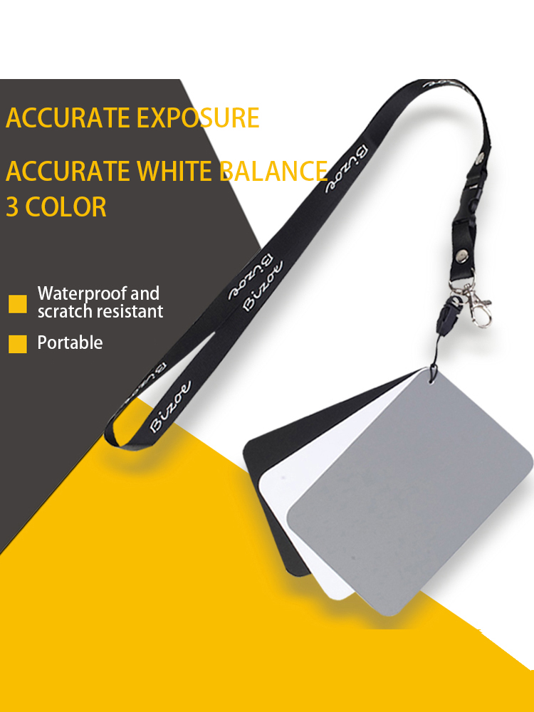 Color Checker Card - Cartão de equilíbrio branco 18% cartão