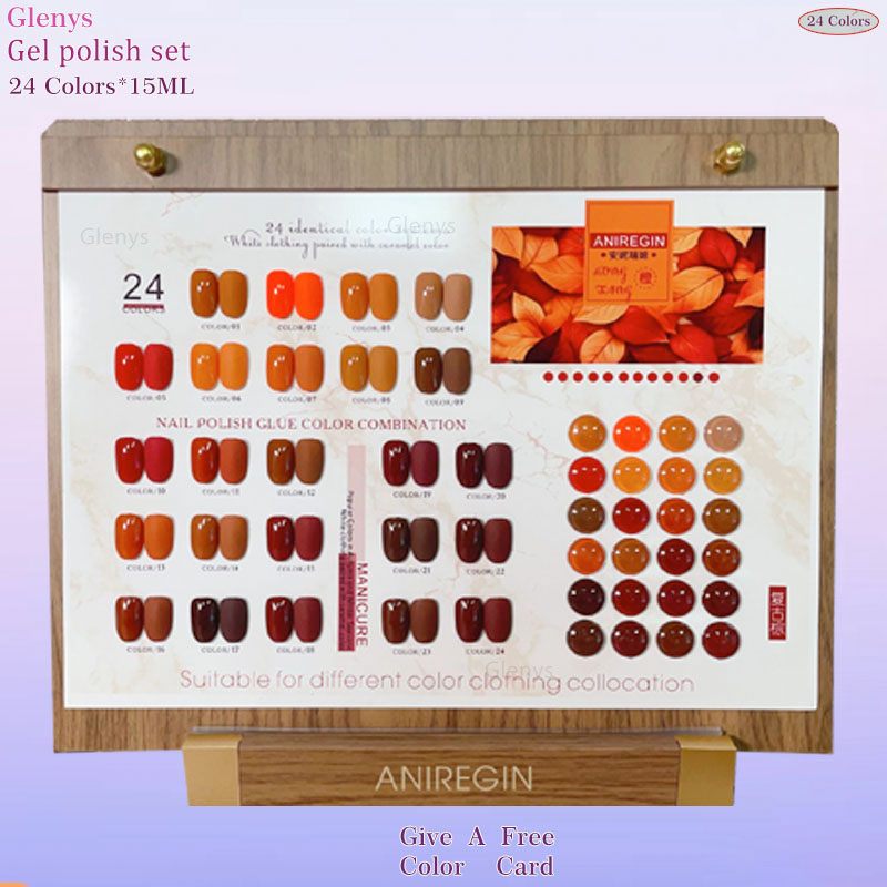 Color Checker Card - Conjunto de Esmalte em Gel Semi-Permanente