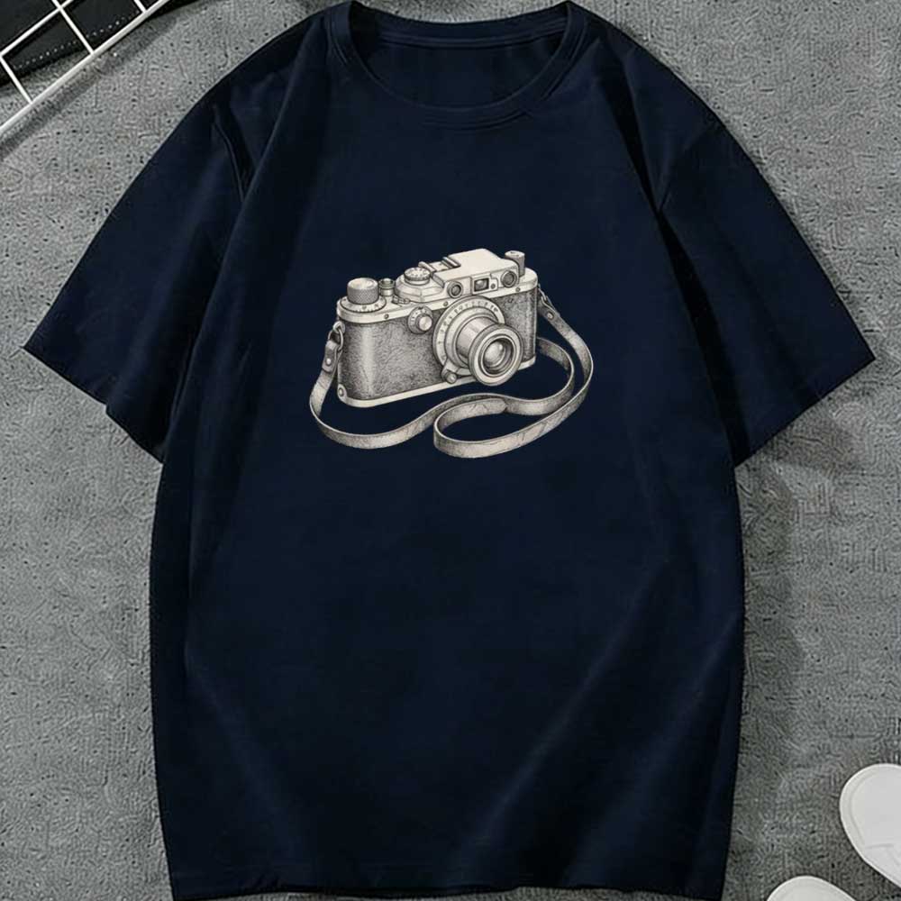 Camiseta Vintage de Câmera, Pr - Photography Graphic Design avaliação e preço