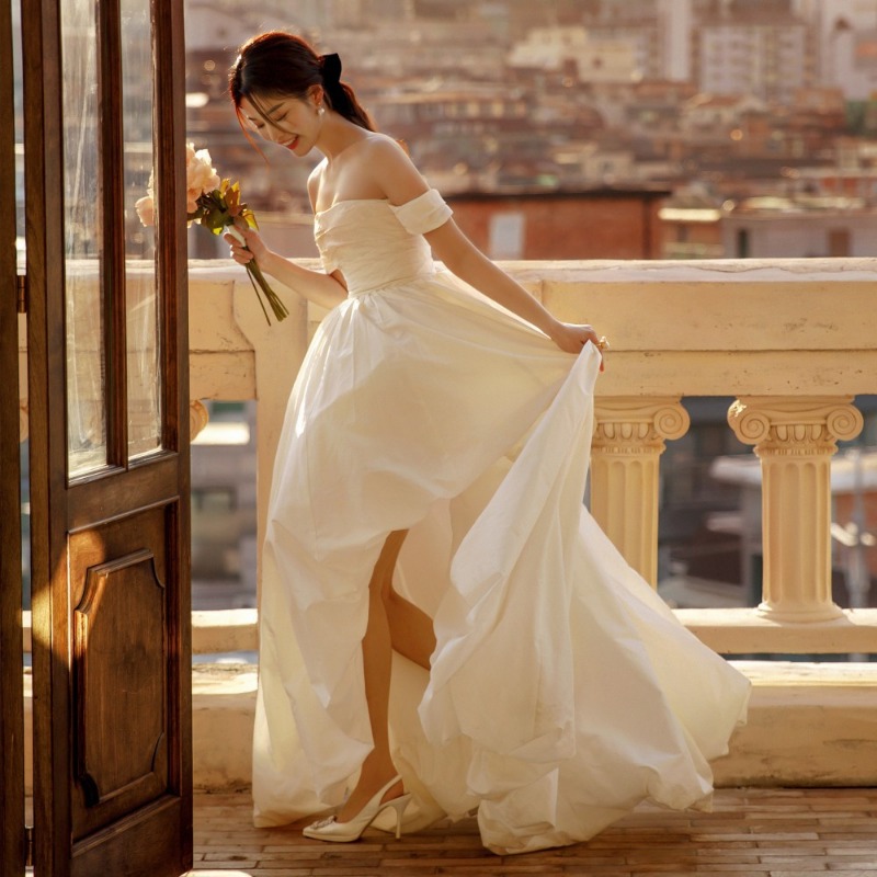Vestido de Noiva Simples de Um - Photography Natural Lighting avaliação e preço