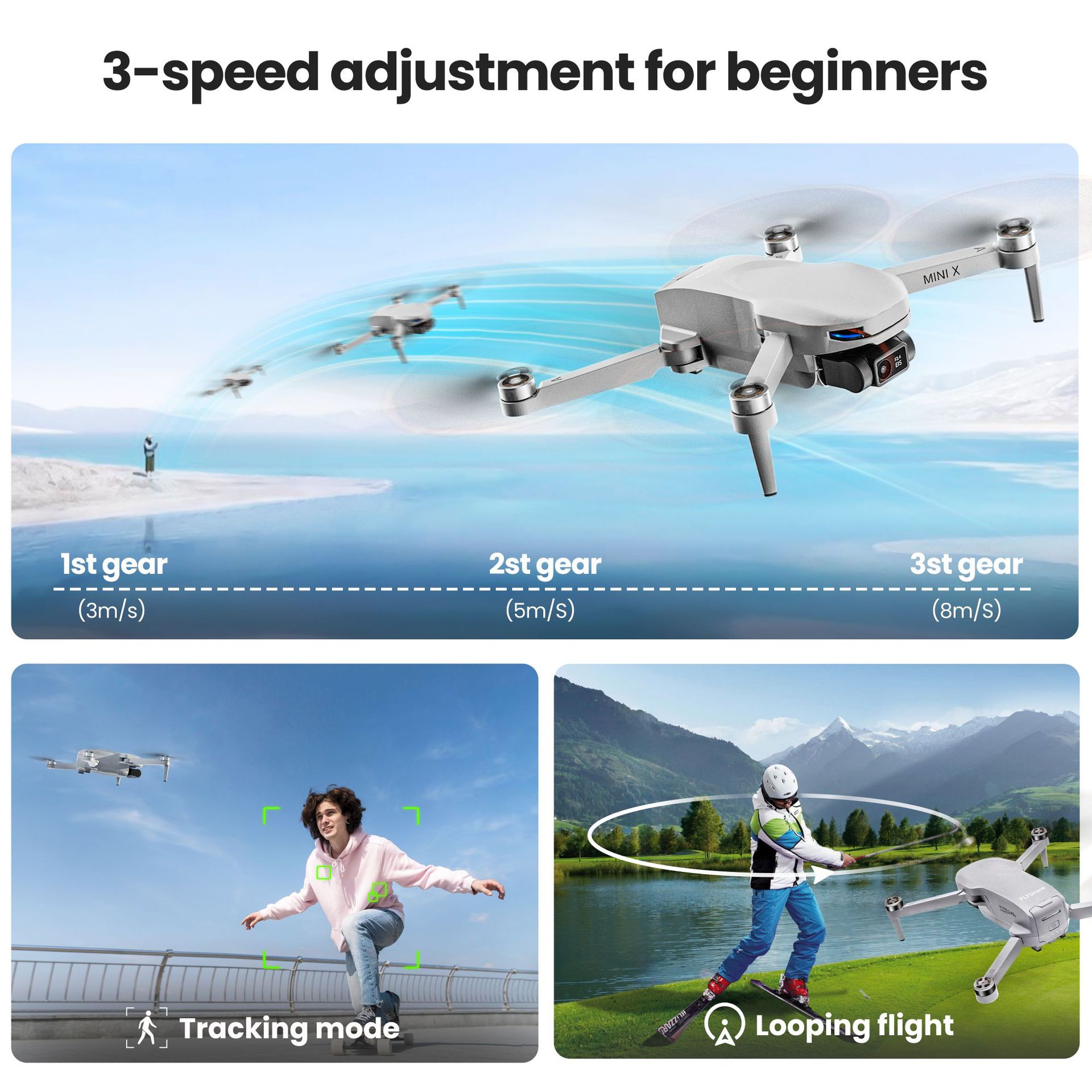 Drone Aéreo 4K HD, Quadcopter  - Photography High Key avaliação e preço
