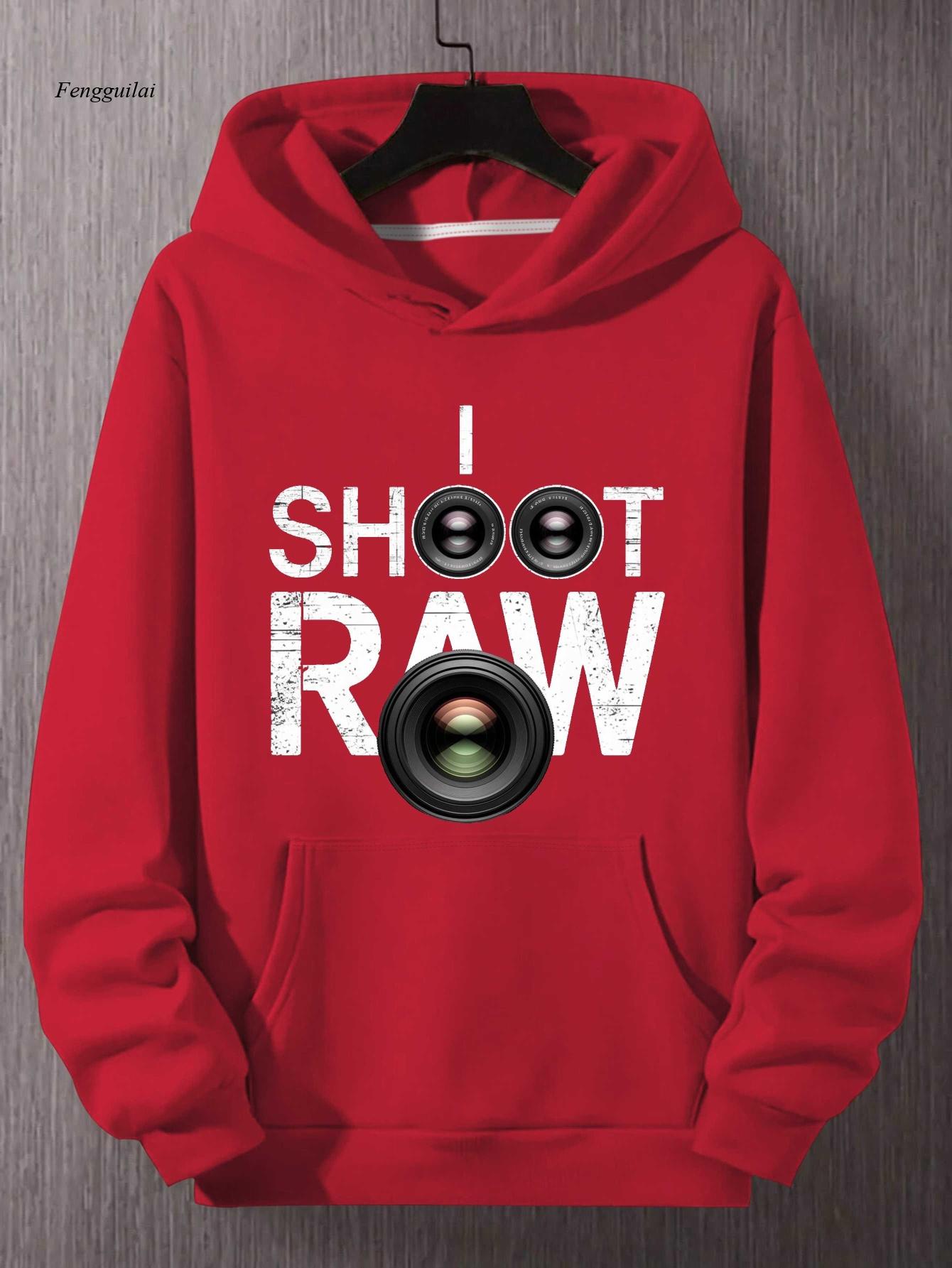 Shoot Raw Photography Hoodie – - Photography Graphic Design avaliação e preço