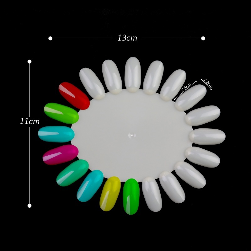 10 pçs oval prego cor cartão g - Color Checker Card avaliação e preço