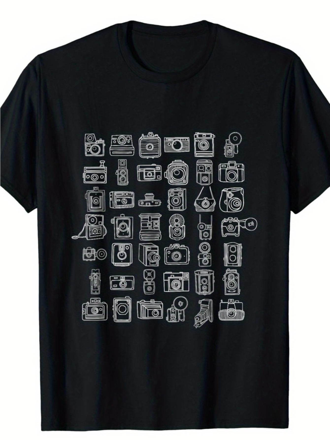 Camiseta Gráfica Masculina com - Photography Graphic Design avaliação e preço