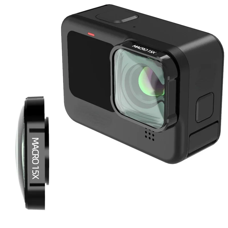 Filtro de lente Macro 15X HD p - Gopro Action Camera Hero 12 Black avaliação e preço