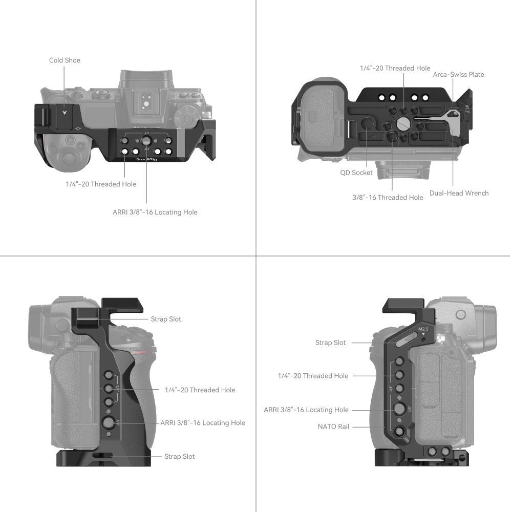 Gaiola completa para câmera Sm - Camera Cage Rig avaliação e preço