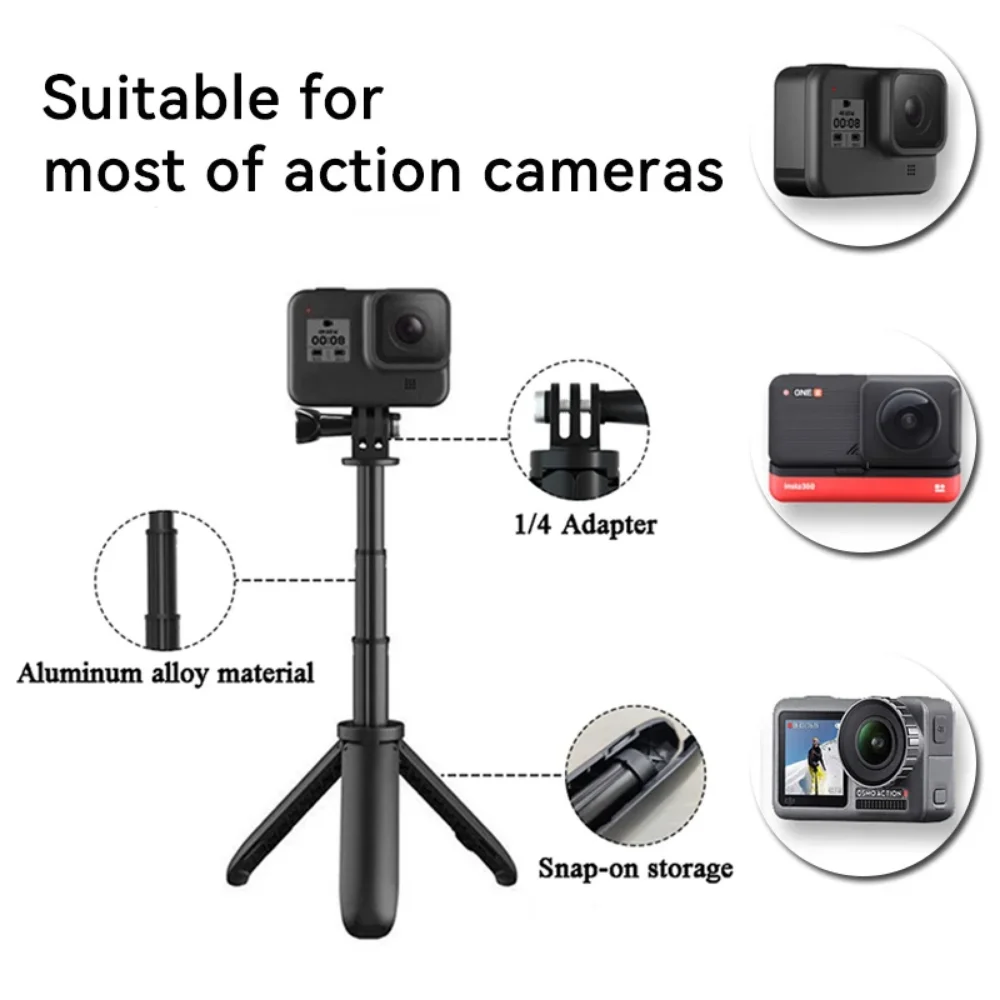 Mini tripé extensível dobrável - Gopro Action Camera Hero 12 Black avaliação e preço