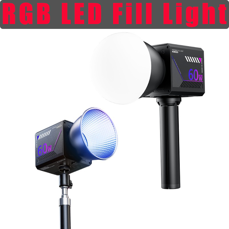 Luz de Vídeo RGB de 60W, Luz d - Photography Natural Lighting avaliação e preço
